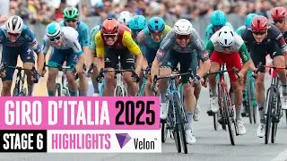 An explosive final sprint | Giro d&rsquo;Italia 2025 Stage 6 Highlights