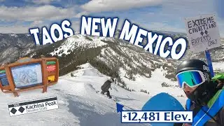 Skier / Snowboarder Compare Stoke on Insane MTN! Pt.4 GnarV Tour | NEW MEXICO
