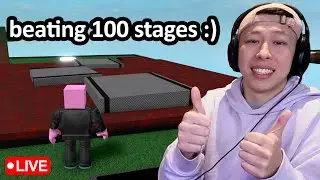 i tried roblox's hardest 100 stage obby...