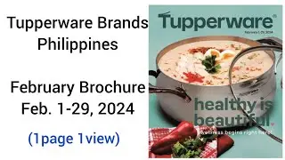 February Brochure 2024 Tupperware Philippines (1page 1view)