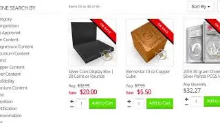 Silver Storage: 20 Coin Display Box Clearance at Provident