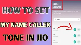 How To Set My Name Caller Tune In Jio //How To set Name Caller Tune