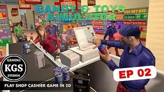 HIRED My FIRST CASHIER! 👩&zwj;💼🍭 | Candy Toys Store Simulator Ep 2 | King Gaming Studios