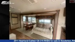 Wonderful 2011 Heartland Caliber Travel Trailer RV For Sale in Souderton, PA | RVUSA.com