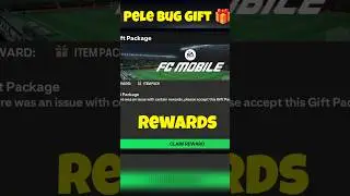 FREE GIFT PACKAGE GEMS REWARDS COMPENSATION IN EA FC FIFA MOBILE 24 #shorts #fcmobile