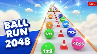 BALL RUN 2048 Game Live 🛑 short #gaming #live