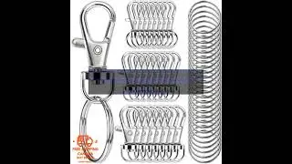 1005005426662877 50pcs 25set Swivel Clasps Set Lanyard Snap Hooks with Key Chain Rings