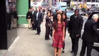 Hanna Ware and Stuart Townsend share love with fans at GMA after promoting Betrayal