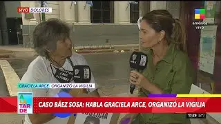 Graciela Arce, organizadora de la vigilia por Fernando: 