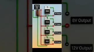 Voltage Regulators LM7805 LM7808 LM7809 LM7815 #voltageregulator #Electro_JK @Electro_JK