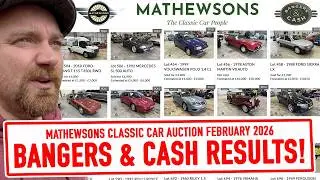 Bargains or Bangers? Mathewsons Feb 2026 Classic Car Auction Highlights