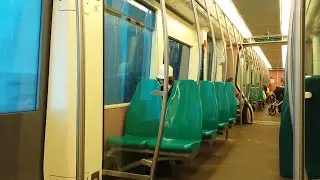 RET Metro Type B (5337 met plastic stoelen) rit op lijn C tussen Coolhaven en Troelstralaan