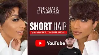 How to make a Easy Short Quickweave with Closure install with Fleekedbymitch #boldholdlacetape