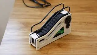 3D Printed Mini Escalator - Motorized Version