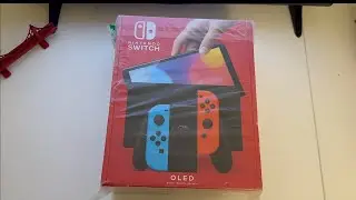 Распаковка OLED-дисплея Nintendo Switch — 2024