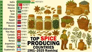 These Countries Control the World&rsquo;s Spices! 🌶️ (1961&ndash;2025) ✅