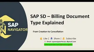 5. Billing Document Types in SAP SD | Easy Explanation for Beginners