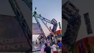 Pirate ship ride in amusement park, do you want to ride?