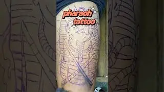 PHARAOH TATTOO TRANSITION😱🤘🤘