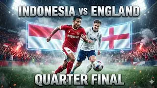 Indonesia 🇮🇩 vs England 🏴󠁧󠁢󠁥󠁮󠁧󠁿 | Quarter Final | FIFA World Cup | Full Match GameplayDescription: