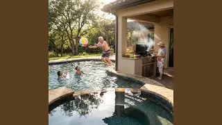 Nana and Papa's Pool Party