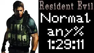 Resident Evil HD Remaster (PC 60FPS) Speedrun - Chris Normal any% Speedrun - 1:29:11