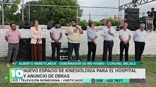 Nuevo espacio de kinesiolog&iacute;a para el Hospital de Belisle y anuncio de obras