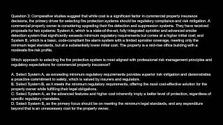 Commercial Property Risk Management and Insurance Exam Free Practice Test And Answers Updated
