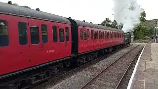 Llangollen Railway. 7754 collet pannier tank engine 🚂 leaving Glyndyfrdwy Station. Sunday 14/9/2025.