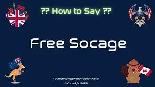 🏰 📜 How to Pronounce Free Socage? (CORRECTLY) | Pronunciation Planet