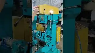 Manual Heavy Dual Spindle Drilling And Tapping Machine, selectors (buttons) operated with plc