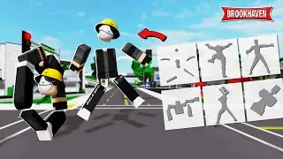 8 EMOTES UGC COOL & UNIQUE In Brookhaven RP - Roblox