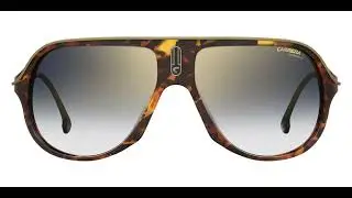 Carrera Safari 65/N Unisex Sunglasses Rectangle Havana 62mm