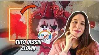 Dessiner un CLOWN pour HALLOWEEN ! (Colorex Pebeo & Feutres alcool)