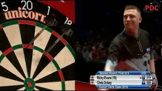 2019 Danish Darts Open Round 2  Evans vs Dobey