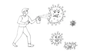Corona safety pencil drawing || Covid-19 safety awareness drawing | Coronavirus drawing.#coronavirus