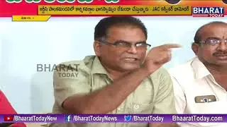 RTC Employees JAC Convener Damodar Press Meet On APSRTC Strike
