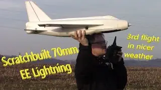 Scratchbuilt depron EE Lightning (Jetworks) 3rd flight