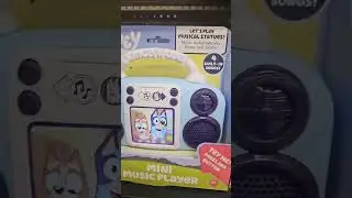 mini music player #bluey #satisfying #ytshorts