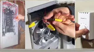 Adding electric fan-forced heaters in two rooms part 2