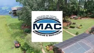 Screen Enclosure Rescreen Full Top & 7 inch Super Gutter Installation