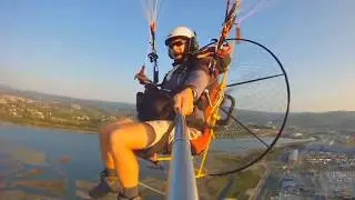 Flying over Koper Slovenia