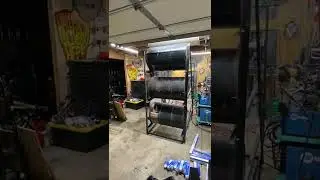 Crashing Barrels Pneumatic Haunted House Prop
