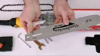 SPİRAL TAŞLAMAYA TAKILAN ODUN KESME APARATI İNCELEME VE MONTAJI. Handwerker. CHAIN SAW.