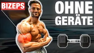 Die 4 BESTEN Bizeps Kurzhantel Übungen (MUSST DU MACHEN!)  | Workout Zuhause
