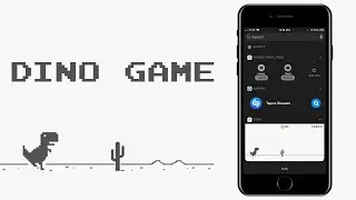How to Download the DINO GAME on iPhone WIDGETS PANEL!