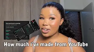How much I've made from Youtube as a Small YouTuber