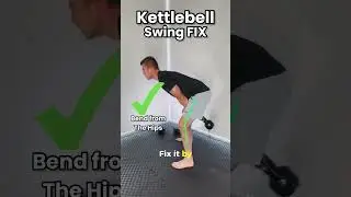 Stop Squatting Your Swings! Fix This Kettlebell Mistake Now 💥 #kettlebellform #hiphinge #trainsmart
