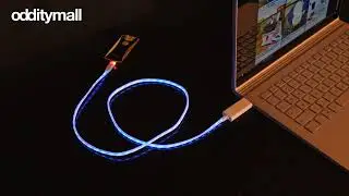 This LED Charging Cable Visualizes Electricity Flowing To Your Phone