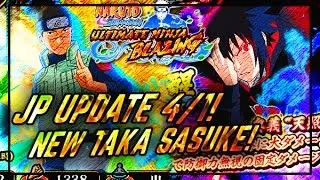 News Update 4/1! NEW TAKA SASUKE & IRUKA & DEIDARA! Naruto Shippuden: Ultimate Ninja Blazing